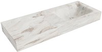 CLOUD Frappe Wall-Hung Basin solid surface 120cm. Position basin Right rim 12cm.