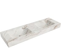 CLOUD Frappe Wall-Hung Basin solid surface 150cm. Position basin Double rim 12cm.