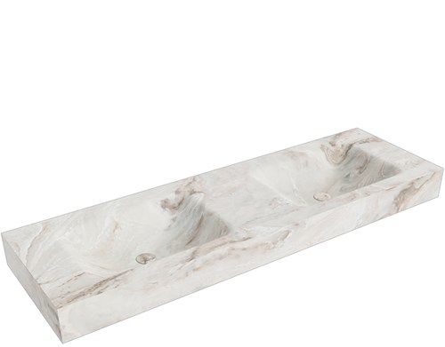CLOUD Frappe Wall-Hung Basin solid surface 150cm. Position basin Double rim 12cm.