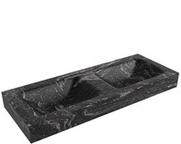 CLOUD Lava Wall-Hung Basin solid surface 120cm. Position basin Double rim 12cm.