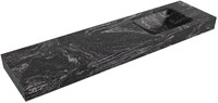 CLOUD Lava vrijhangende wastafel 181cm. Positie wasbak Rechts rand 12cm. 