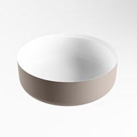 COSS Countertop Basin solid surface 36cm color Smoke / Talc.-2