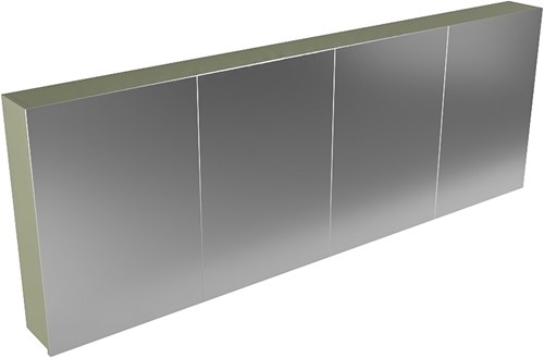 CUBB Camerino 200x70x16cm color Army con 4 puertas.