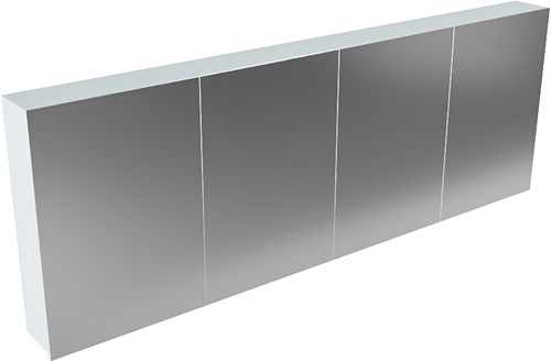 CUBB Camerino 200x70x16cm color Clay con 4 puertas.