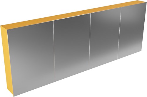 CUBB Camerino 200x70x16cm color Ocher con 4 puertas.