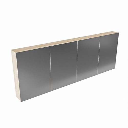 CUBB Camerino 200x70x16cm color Washed Oak con 4 puertas.