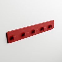 EASY Porte-serviette 45cm solid surface couleur Fire.-3