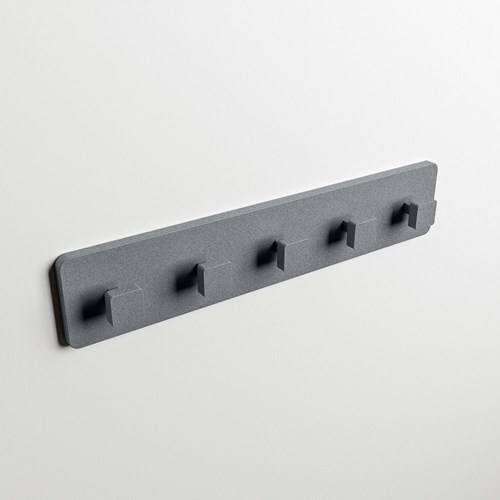 EASY Handdoekhaakjes 45cm solid surface kleur Plata-3