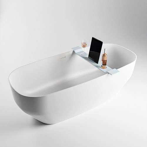 EASY Planche de bain 86cm solid surface couleur Clay.-2