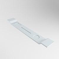 EASY Planche de bain 86cm solid surface couleur Clay.-3