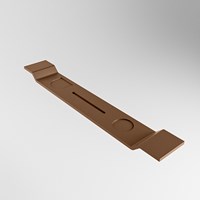 EASY Planche de bain 86cm solid surface couleur Rust.-3
