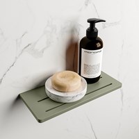 EASY Wandablage 31cm solid surface farbe Army.