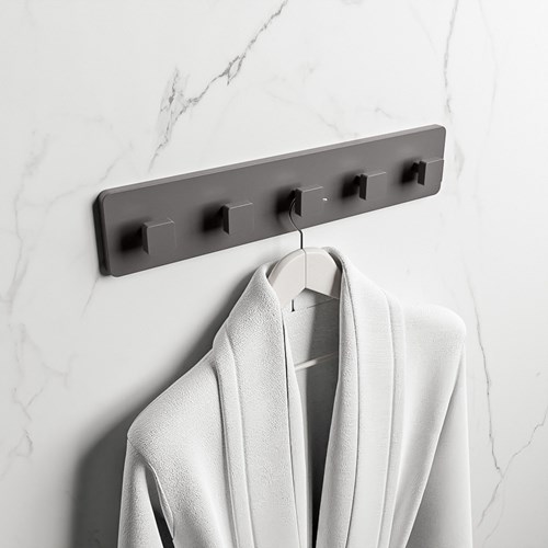 EASY Toalleros 45cm solid surface color Dark Grey.