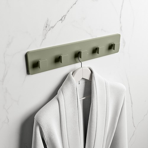 EASY Handtuchhaken 45cm solid surface farbe Army.