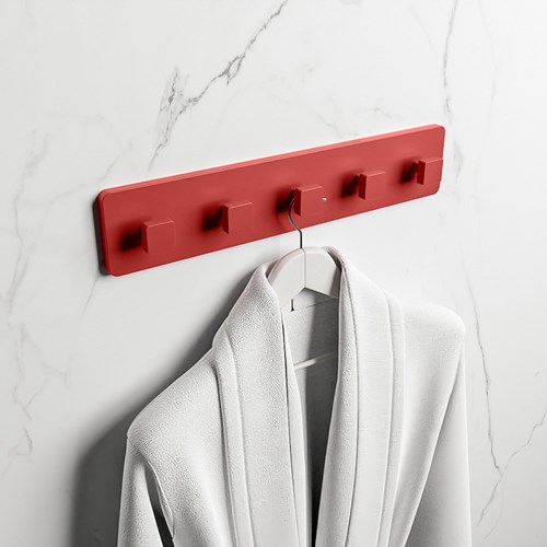 EASY Porte-serviette 45cm solid surface couleur Fire.