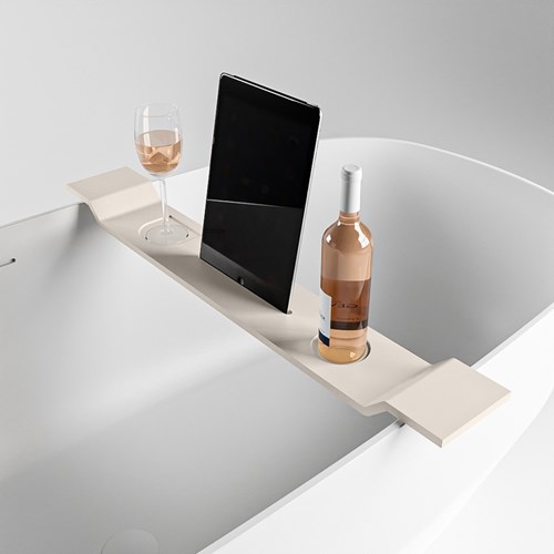 EASY Soporte Tablet de baño 86cm solid surface color Linnen.