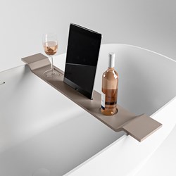 EASY Planche de bain 86cm solid surface couleur Smoke.
