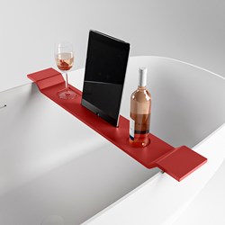 EASY Planche de bain 86cm solid surface couleur Fire.