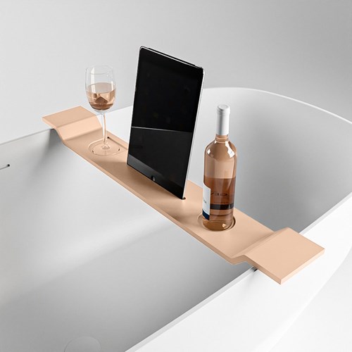 EASY Soporte Tablet de baño 86cm solid surface color Rosee.