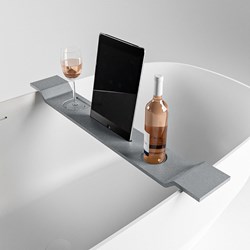 EASY Planche de bain 86cm solid surface couleur Plata.