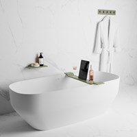 EASY Wandablage 31cm solid surface farbe Army.-3