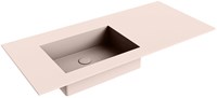 EDGE Rosee Lavabo encastrado de solid surface 101cm. Posición del fregadero Izquierda.