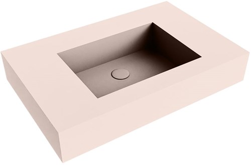 EDGE Rosee Wall-Hung Basin solid surface 71cm. Position basin Center rim 12cm.