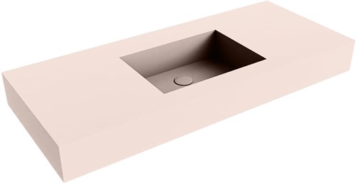 EDGE Rosee Wall-Hung Basin solid surface 111cm. Position basin Center rim 12cm.