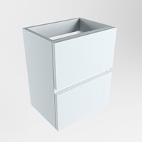 ADA mueble de baño de fondo reducido con 2 cajones color Clay 40cm ancho.