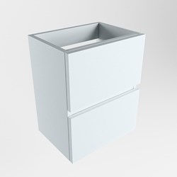 ADA mueble de baño de fondo reducido con 2 cajones color Clay 40cm ancho.