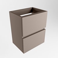 ADA mueble de baño de fondo reducido con 2 cajones color Smoke 40cm ancho.