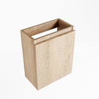 TURE cloakroom base cabinet 40cm 1 door color Washed Oak.
