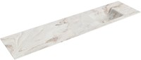 GRUNNE Frappe Lavabo incasso solid surface 171cm. Posizione lavabo Destra.