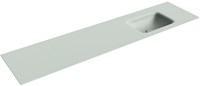 GRUNNE Greey Lavabo encastrado de solid surface 171cm. Posición del fregadero Derecho.