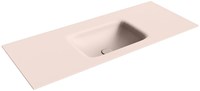 GRUNNE Rosee Lavabo incasso solid surface 101cm. Posizione lavabo Centro.