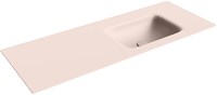 GRUNNE Rosee Inset / Built-in Basin solid surface 110cm. Position basin Right.