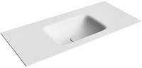 GRUNNE Talc Lavabo incasso solid surface 90cm. Posizione lavabo Centro.