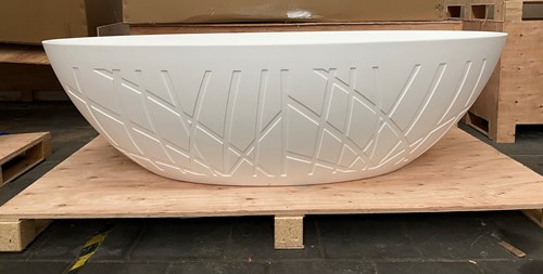 HOLM vrijstaand bad 180x85cm kleur Talc / Talc