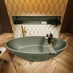 HOLM baignoire autoportante 180x85cm couleur Army / Army.