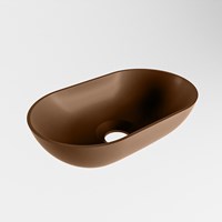 POOLE Vasque à poser solid surface 30cm couleur Rust / Rust.-2