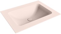 LEAF Rosee Inset / Built-in Basin solid surface 61cm. Position basin Center.