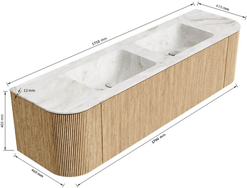 KRVLEA170LR1L2D0KDDusSom - Lijntekening