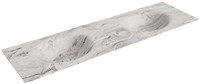 MOON Glace Inset / Built-in Basin solid surface 160cm. Position basin Double.