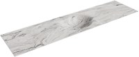 MOON Glace solid surface inbouw wastafel 180cm. Positie wasbak Midden.
