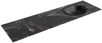 MOON Lava Inset / Built-in Basin solid surface 161cm. Position basin Right.