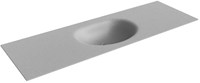 MOON Plata Inset / Built-in Basin solid surface 141cm. Position basin Center.
