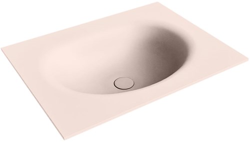 MOON Rosee Inset / Built-in Basin solid surface 61cm. Position basin Center.