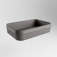 ARVO Vasque à poser solid surface 55cm couleur DarkGrey / DarkGrey.-3