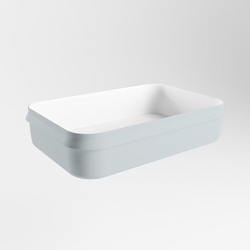 ARVO aufsatzwaschbecken solid surface 55cm farbe Clay / Talc.-3