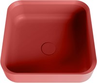 BINX aufsatzwaschbecken solid surface 36cm farbe Fire / Fire.-2